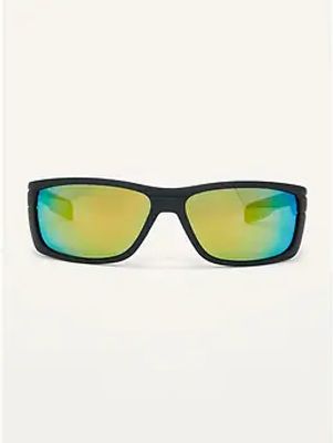 Mirror-Lens Sports Sunglasses for Men