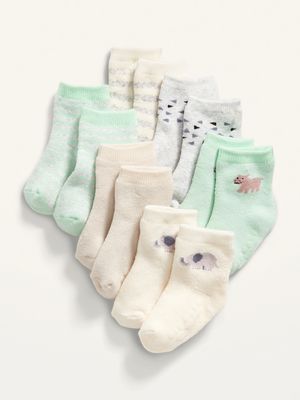 Unisex Crew Socks 6-Pack for Baby