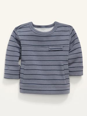 Striped Fleece Pocket Sweatshirt for Baby