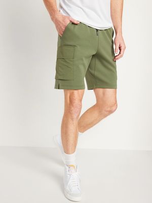 Dynamic Fleece Hybrid Cargo Shorts for Men - 9-inch inseam