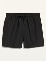 Solid-Color Swim Trunks for Men - 5.5-inch inseam