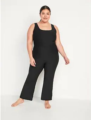Sleeveless PowerSoft Flared Jumpsuit for Women
