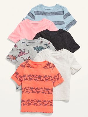 6-Pack Short-Sleeve T-Shirt for Toddler Boys