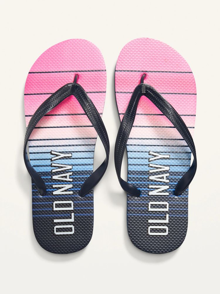 Printed Logo Flip-Flop Sandals for Men (Partially Plant-Based)