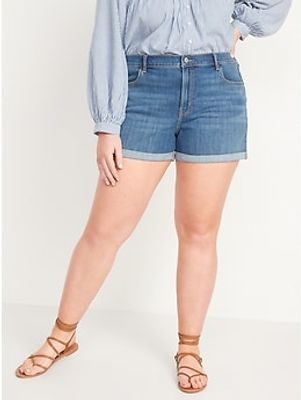 Mid-Rise Wow Jean Shorts for Women - 3-inch inseam
