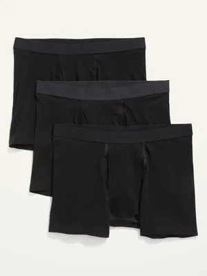 Built-In Flex Boxer-Briefs Underwear 3-Pack -4.5-inch inseam