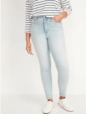 Extra High-Waisted Rockstar 360 Stretch Super Skinny Jeans for Women