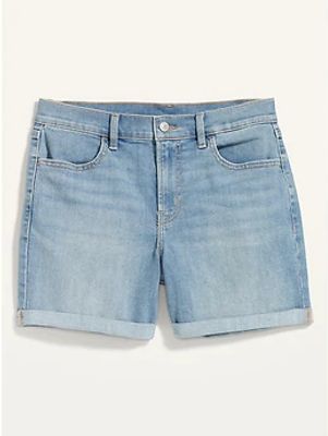 Mid-Rise Wow Jean Shorts for Women - 5-inch inseam