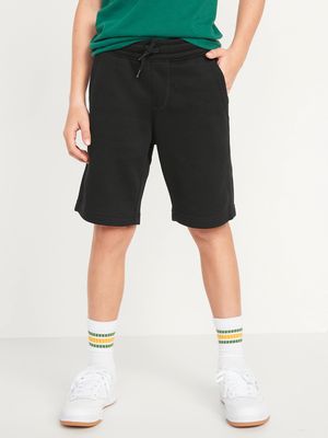 Flat-Front Fleece Jogger Shorts for Boys (At Knee