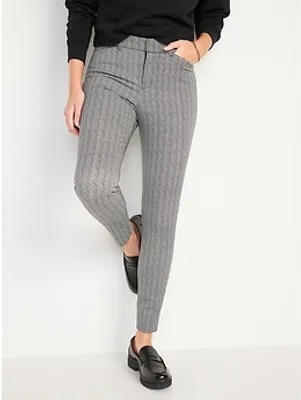 High-Waisted Printed Pixie Skinny Pants for Women