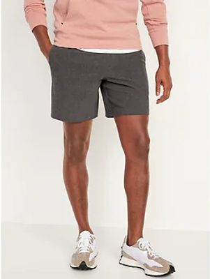 StretchTech Go-Dry Shade Jogger Shorts for Men - 7-inch inseam