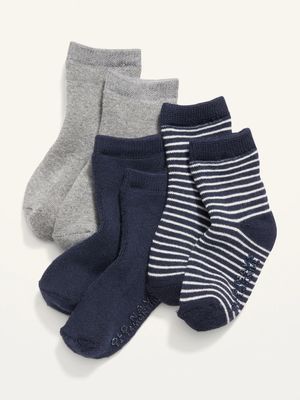 Unisex 3-Pack Crew Socks for Baby