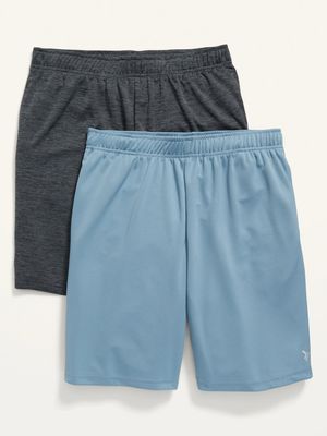 Go-Dry Mesh Performance Shorts 2-Pack for Men - 9-inch inseam