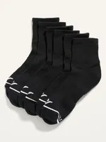 3-Pack Athletic Quarter Crew Socks for Women