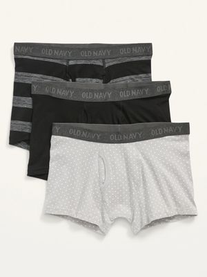 Built-In Flex Trunks Underwear 3-Pack for Men - 3-inch inseam