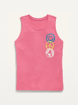 Sleeveless Graphic Tank Top for Girls