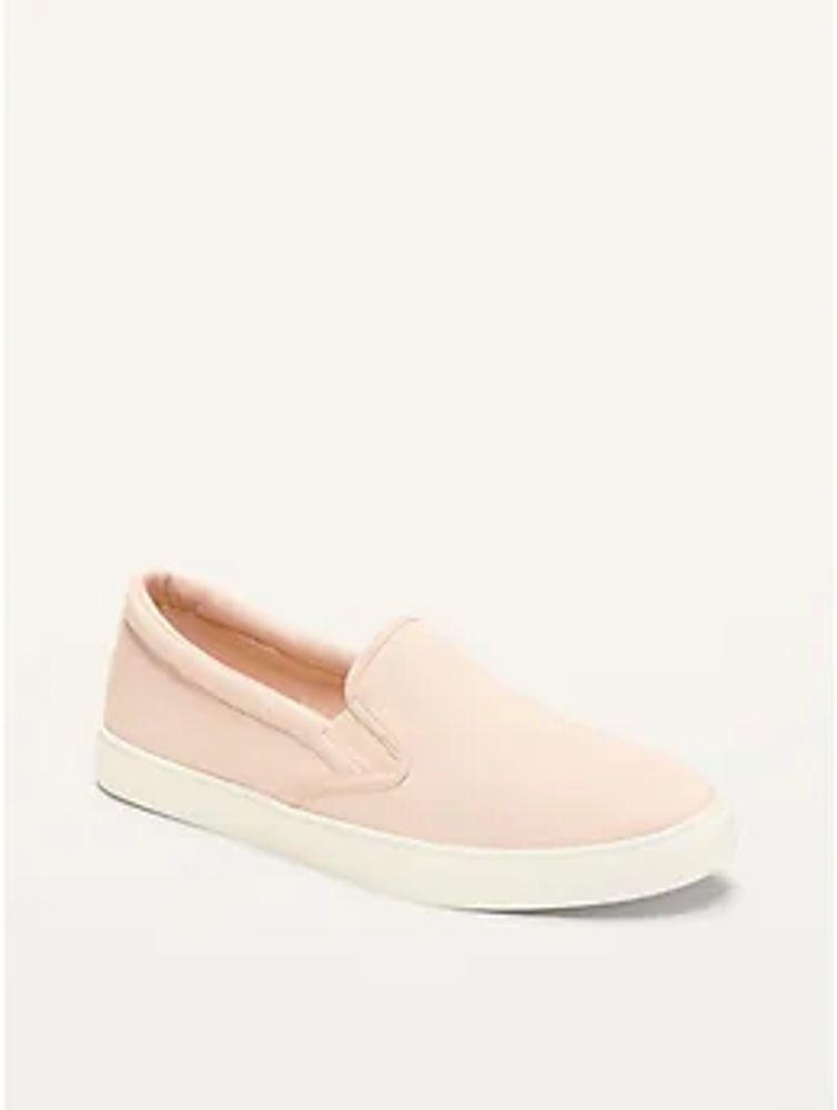 Canvas Slip-On Sneakers For Women