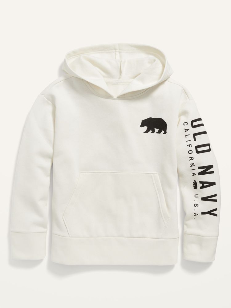 Logo-Graphic Pullover Hoodie