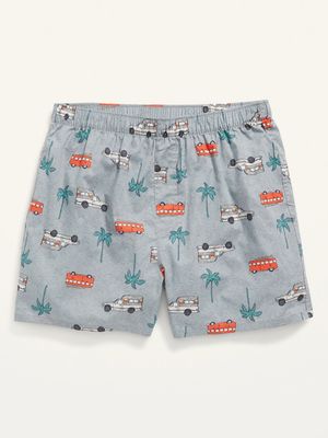 Soft-Washed Printed Boxer Shorts for Men - 3.75-inch inseam
