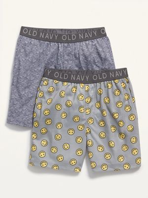 Jersey-Knit Pajama Shorts 2-Pack for Boys