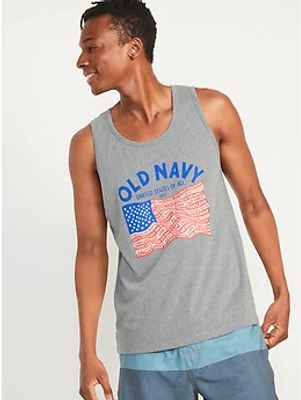 2022 United States of All Flag Graphic Tank Top for Men