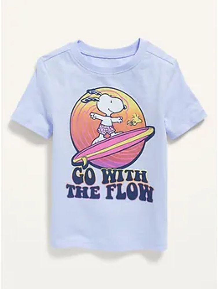 Peanuts Snoopy Go With the Flow Unisex T-Shirt for Toddler