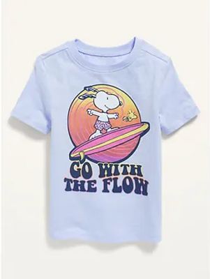 Peanuts Snoopy Go With the Flow Unisex T-Shirt for Toddler