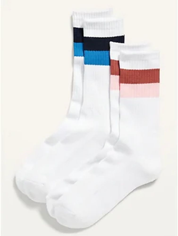 Striped Tube Socks 2-Pack for Men