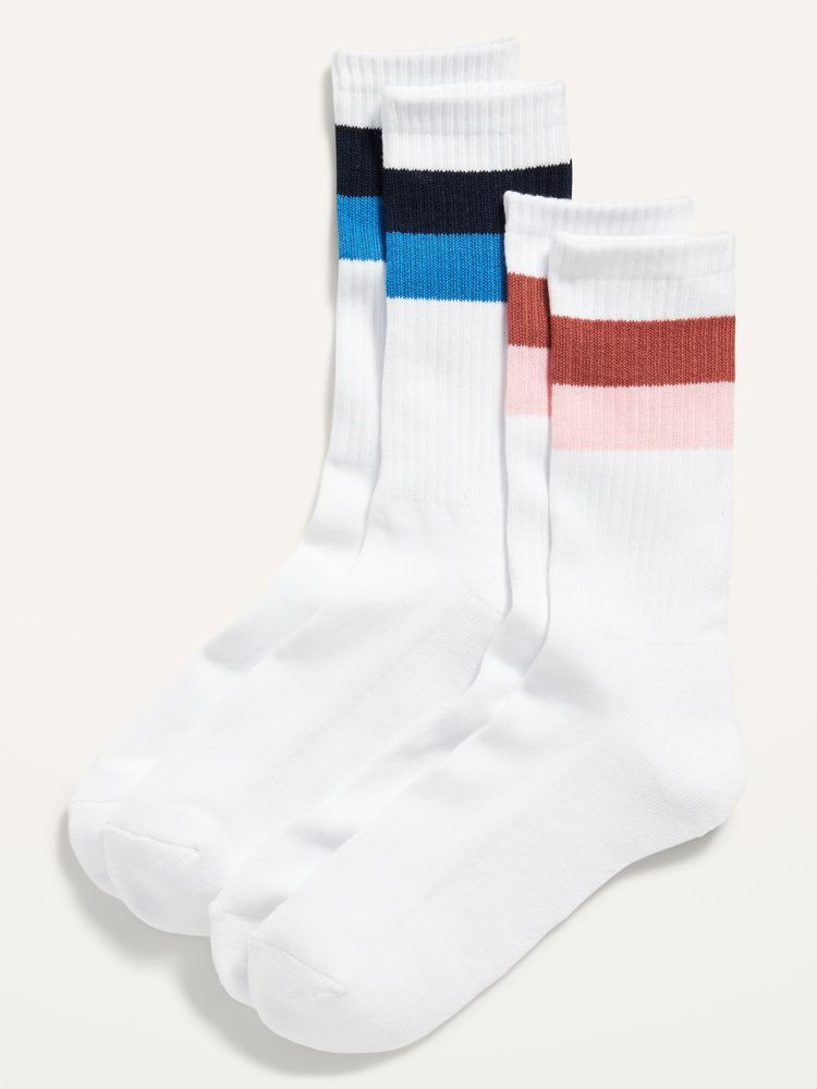 Striped Tube Socks 2-Pack for Men