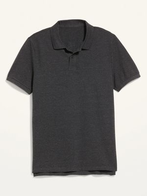 Classic Fit Heathered Pique Polo for Men
