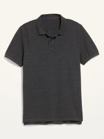 Classic Fit Heathered Pique Polo for Men