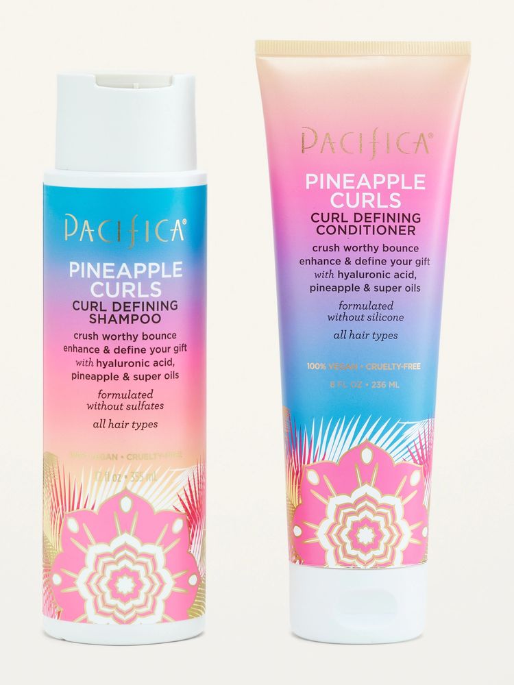 Pacifica Pineapple Curls Haircare Bundle (Shampoo & Conditioner)