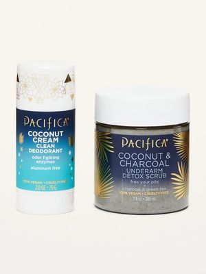 Pacifica Coconut Deodorant + Coconut Underarm Detox Scrub Bundle