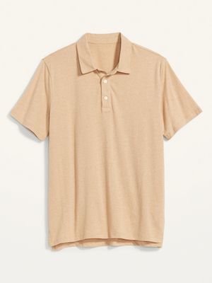 Soft-Washed Jersey Polo Shirt for Men