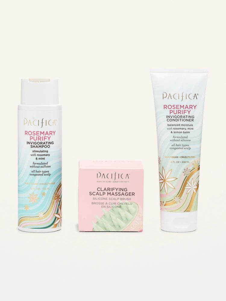 Pacifica Rosemary Purify Bundle + Clarifying Scalp Massager