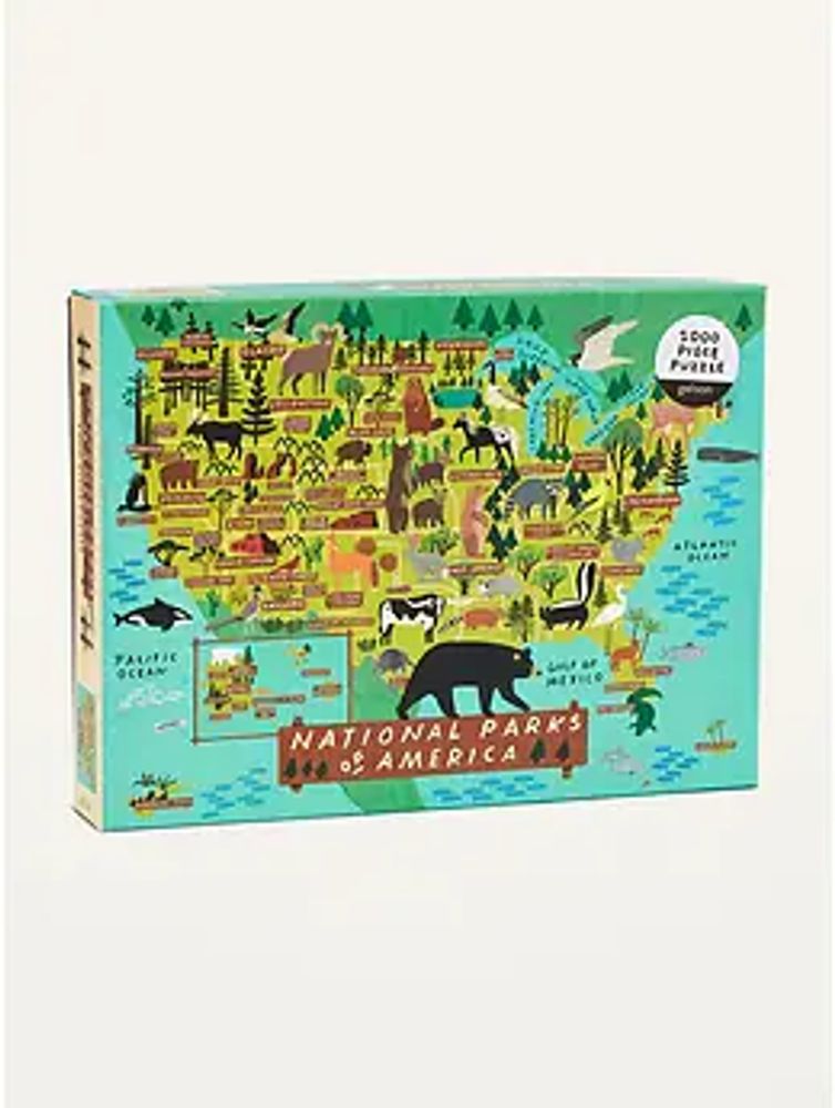 Galison National Parks of America 1000-Piece Jigsaw Puzzle for the Family