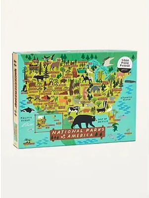 Galison National Parks of America 1000-Piece Jigsaw Puzzle for the Family