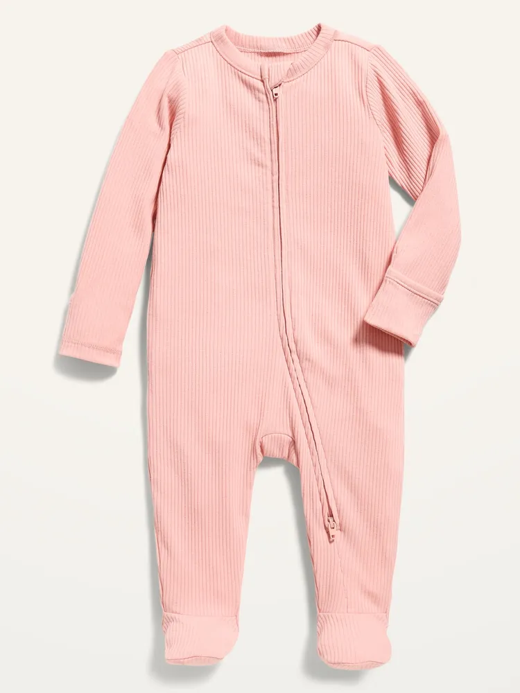 Unisex 2-Way-Zip Sleep & Play Footed One-Piece for Baby