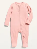 Unisex 2-Way-Zip Sleep & Play Footed One-Piece for Baby