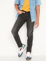 Original Taper Built-In Flex Black Jeans for Boys