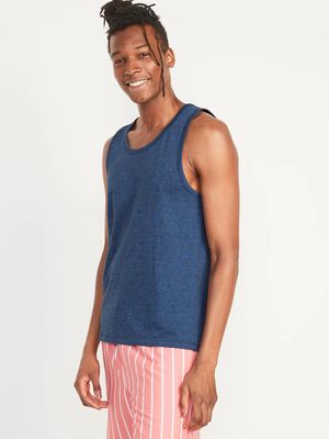 Soft-Washed Micro-Stripe Tank Top for Men