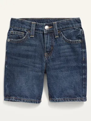 Loose Non-Stretch Jean Shorts for Toddler Boys