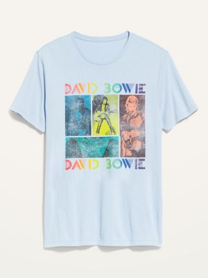 David Bowie Gender-Neutral Vintage Graphic T-Shirt for Adults