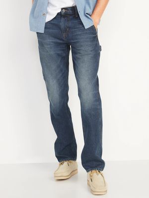 Straight Non-Stretch Carpenter Jeans for Men