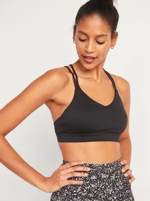 Light Support Strappy Sports Bra