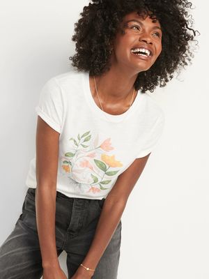Short-Sleeve EveryWear Graphic T-Shirt for Women