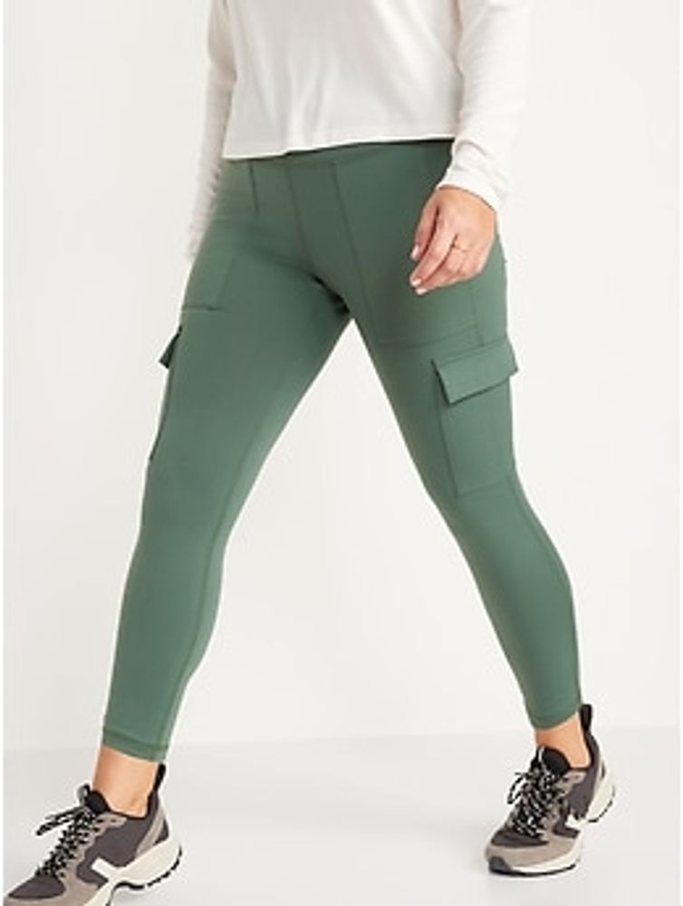 Old Navy High-Waisted PowerPress Cargo 7/8-Length Leggings for Women |  Plaza Las Americas