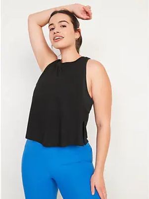 Sleeveless UltraLite All-Day Performance Cropped Top for Women