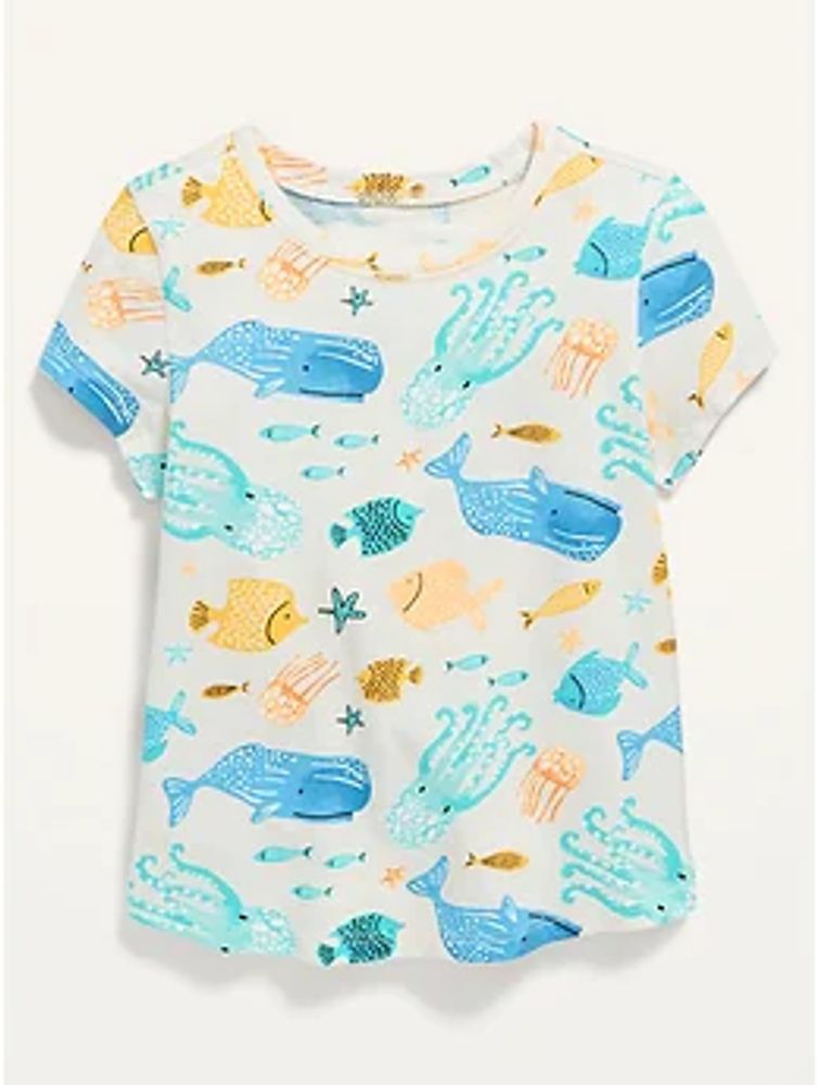 Printed Short-Sleeve T-Shirt for Toddler Girls