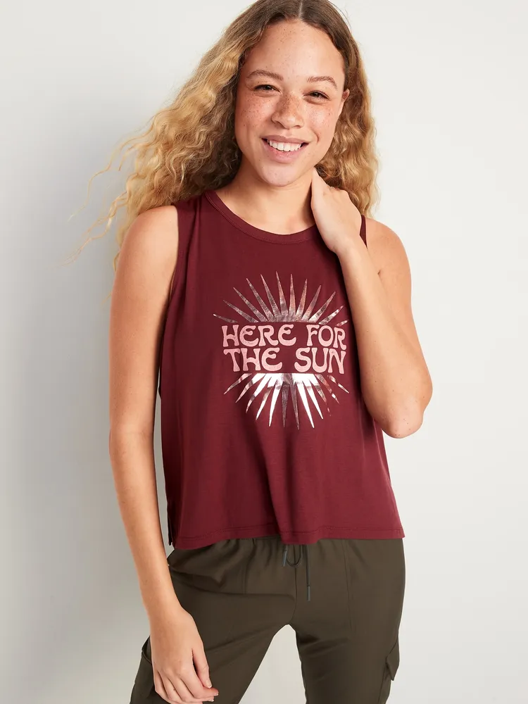 UltraLite Cropped Tank Top for Women